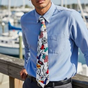 Vintage Steve Scheiner Nautical Tie